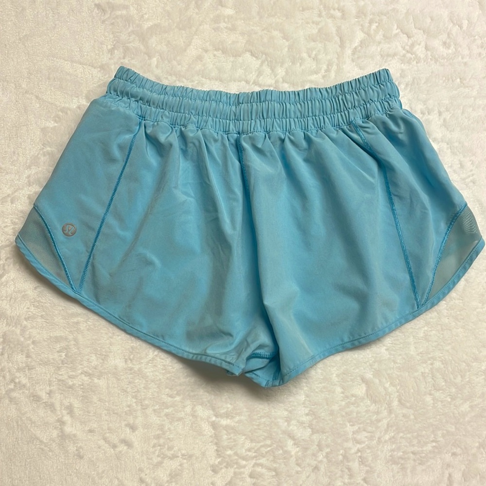 lululemon athletica Light Blue Athletic Shorts